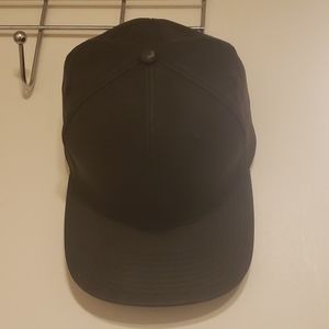 2for$10 black synthetic leather styled cap